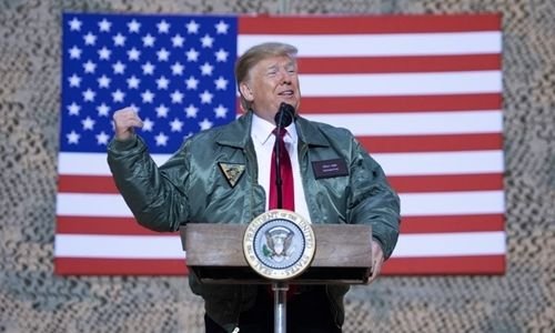 Unusually 'quiet' on Twitter, Trump's secret trip to Iraq was revealed 0