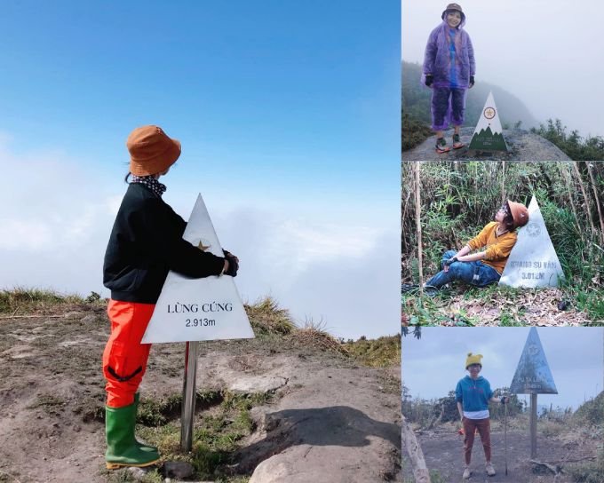 39 kg girl conquers 15 highest mountain peaks in Vietnam 2