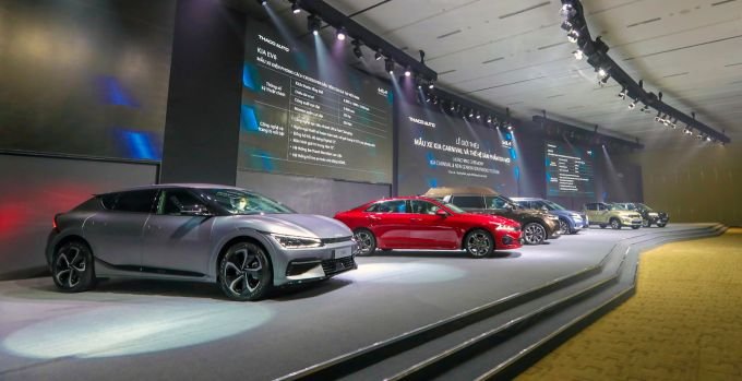 A series of 'key' car models from Kia entering Vietnam in 2022 1