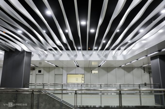 Ba Son Metro No. 1 underground station was completed at the end of May 1